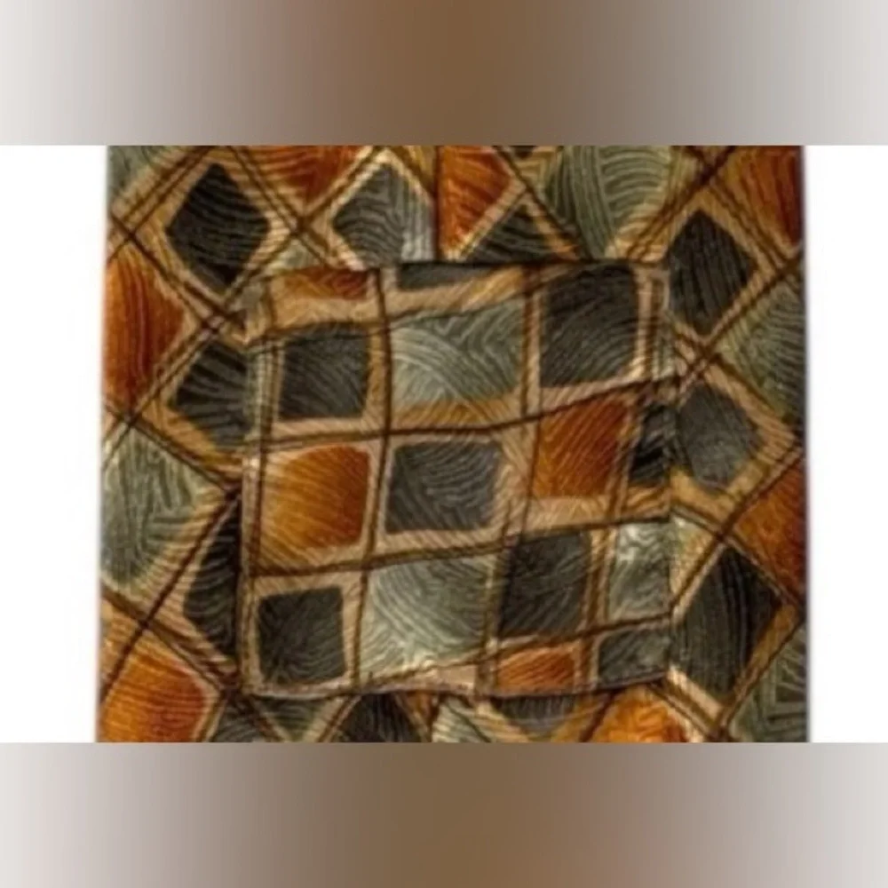 Vintage Jerry Garcia silk necktie Facets‎ II series, Collection Forty‑Two.